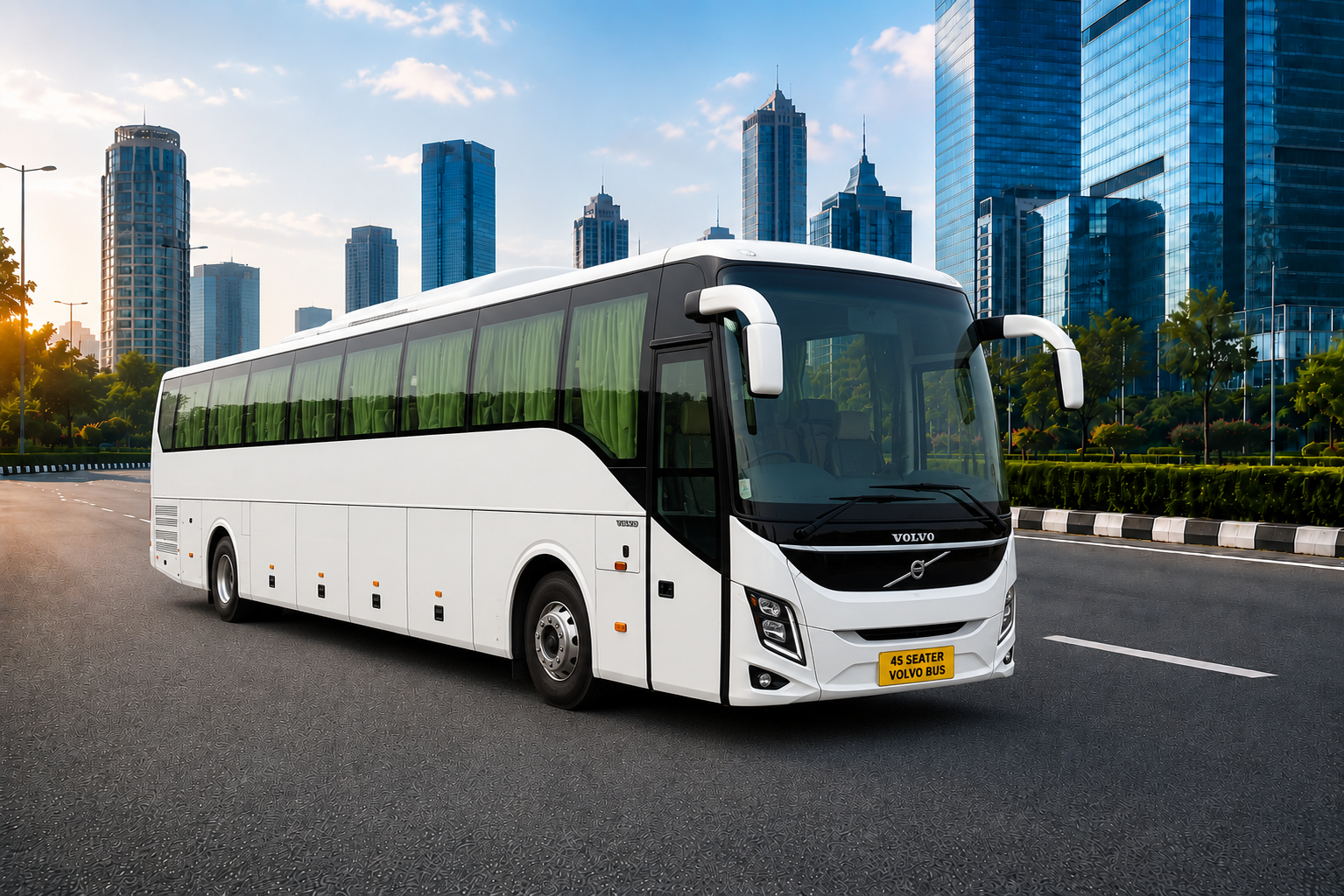 45 Seater Volvo Bus Hire in Bangalore